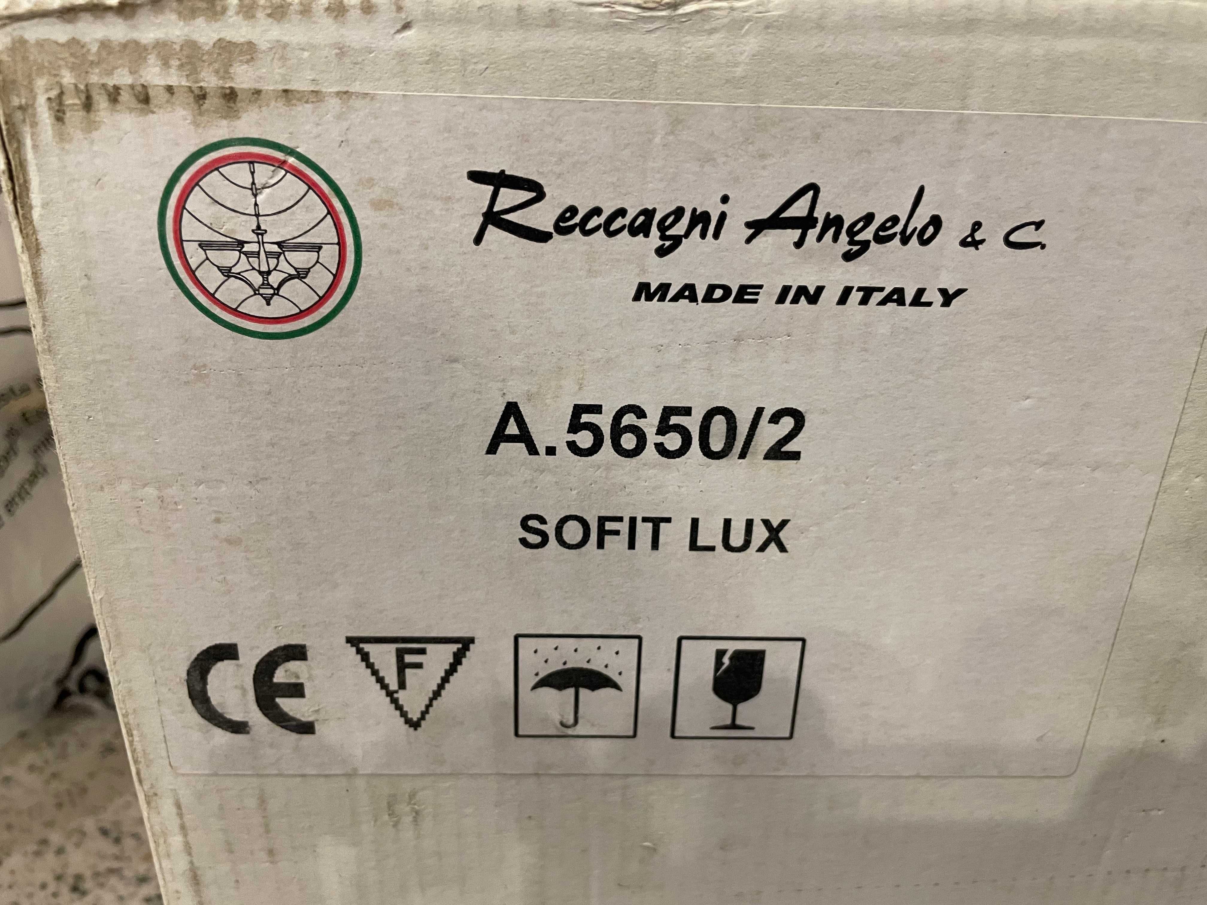 Люстра і бра Reccagni Angelo BRONZO ARTE BIANCO, Італія