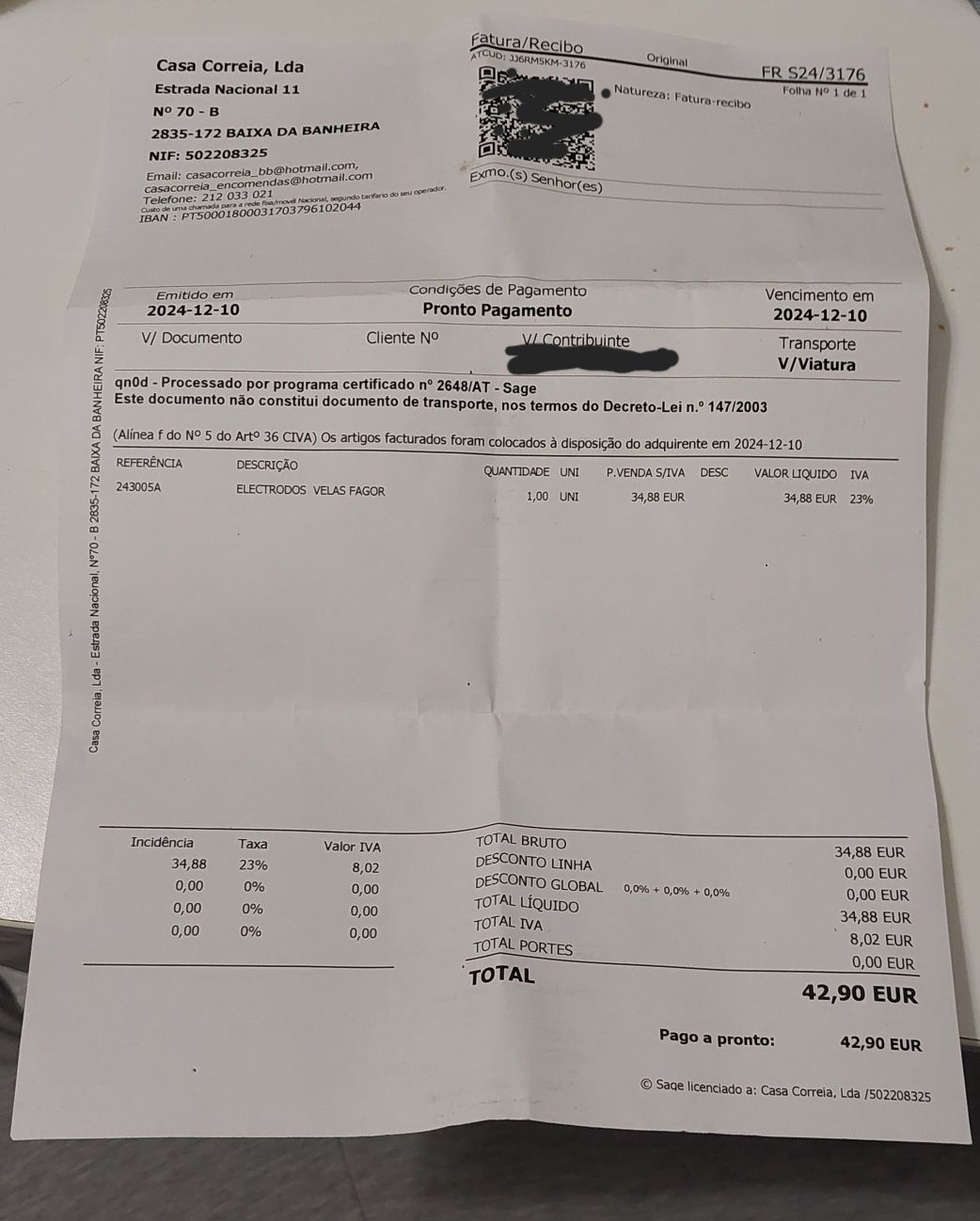 Eletrodo de ignição esquentador