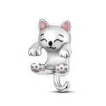 Charms, charm's kot srebro 925 na bransoletke