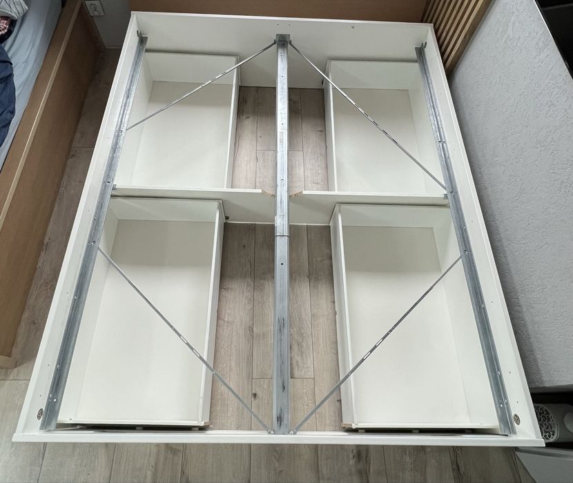 Łóżko Ikea Brimnes 160x200 z szufladami