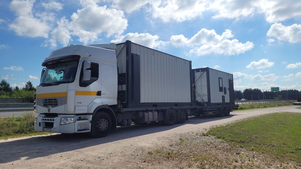 Transport maszyn rolniczych, budowlanych, usługi transportowe