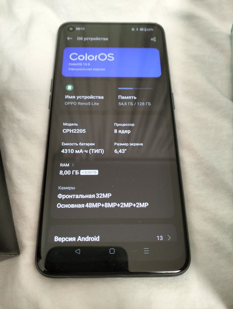 Смартфон OPPO  Reno 5 lite суперстан