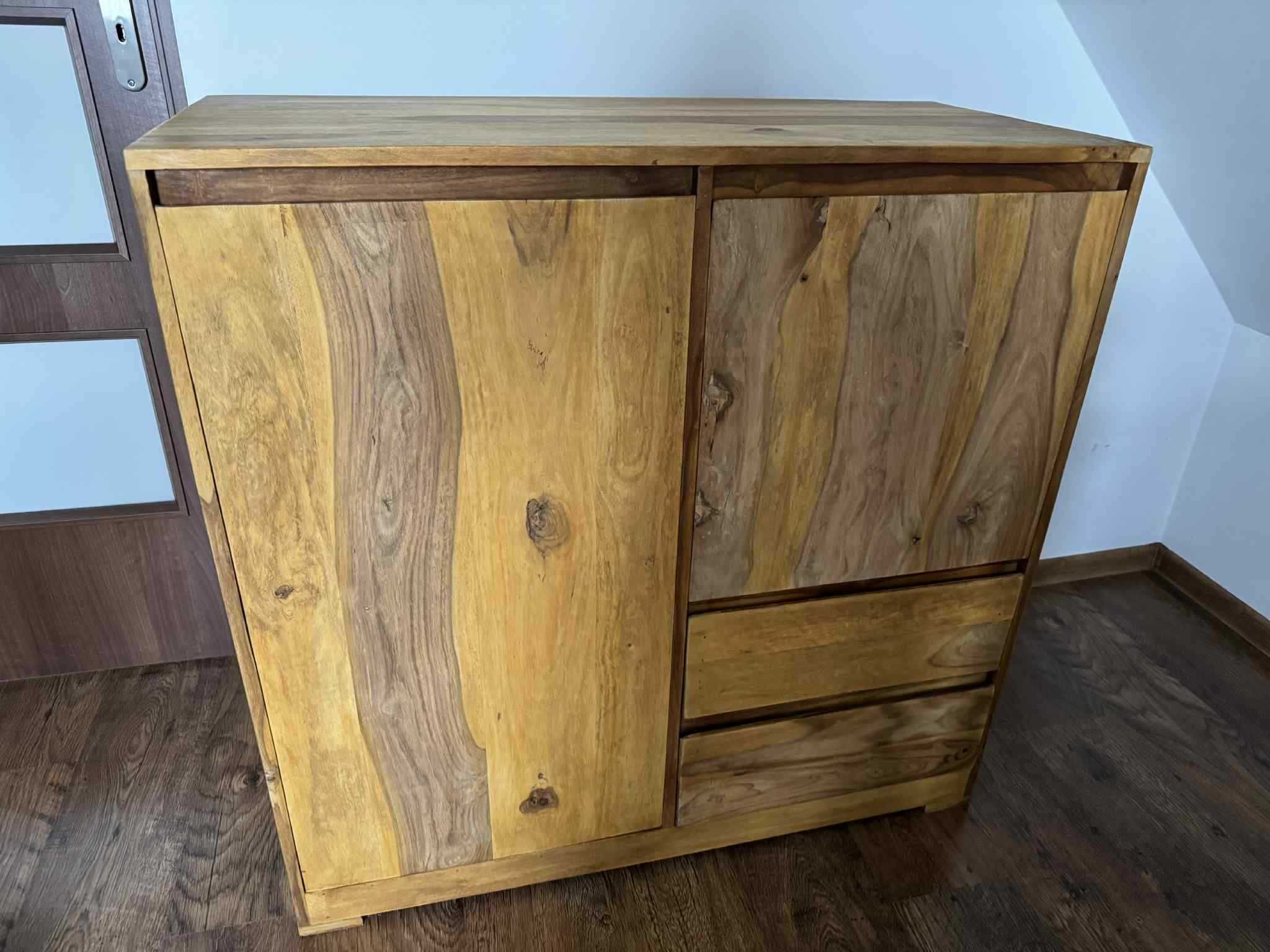 Uno design piękna drewniana komoda - palisander, stan idealny