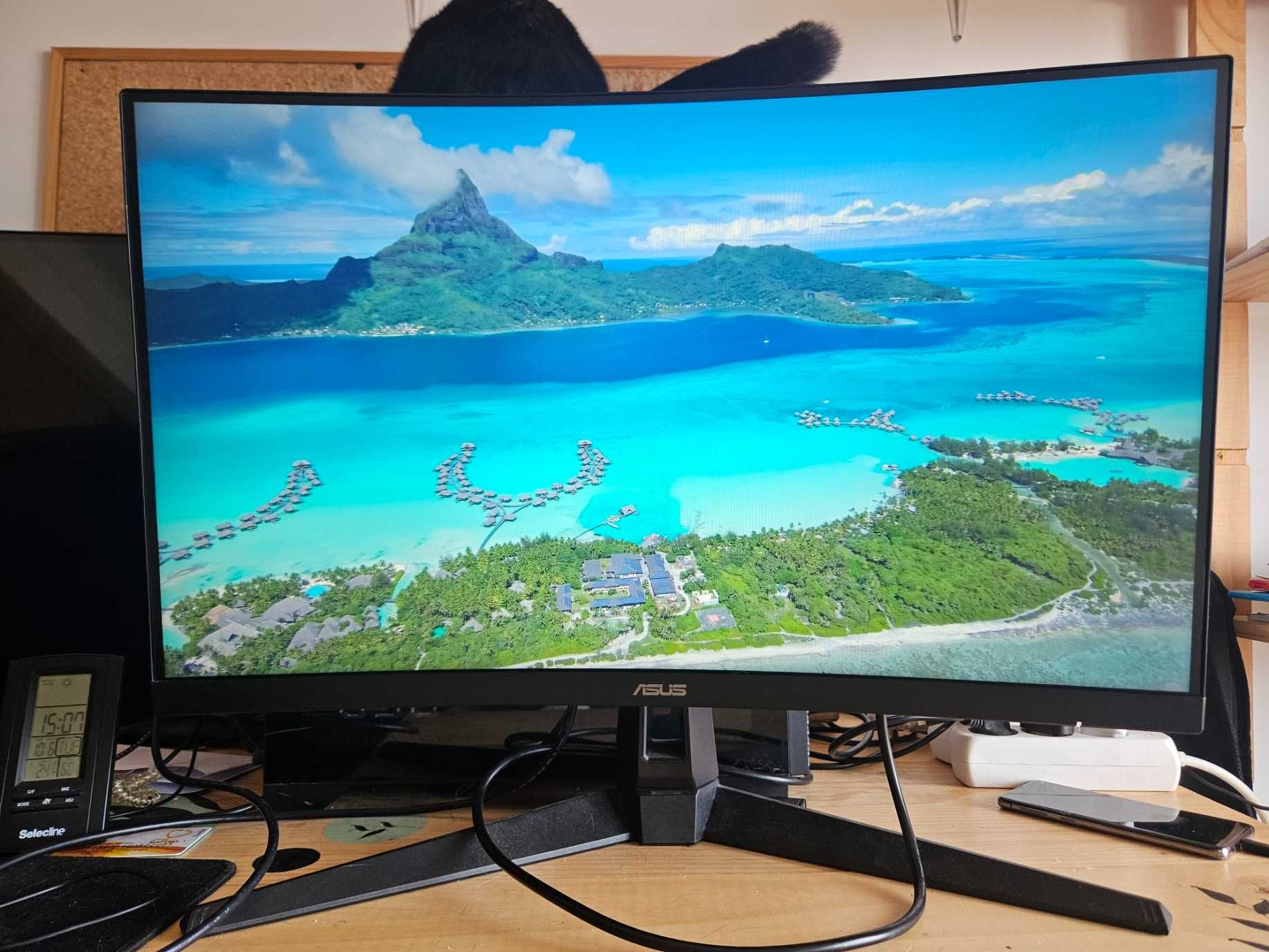 Monitor Curvo Gaming ASUS TUF VG27VH1B (27'' - 1 ms - 165 Hz)