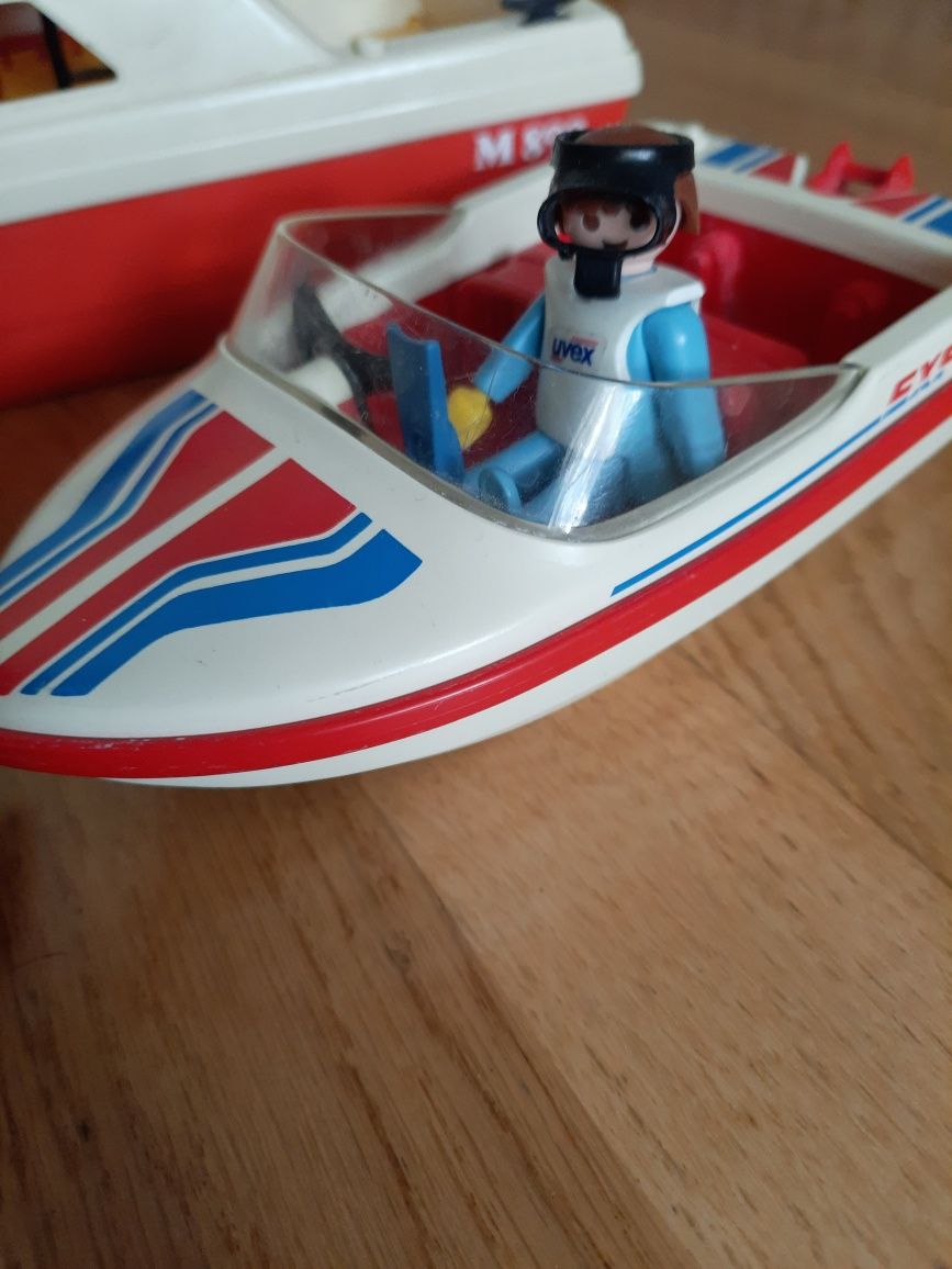 Zestaw playmobil 2 łodzie oraz inne