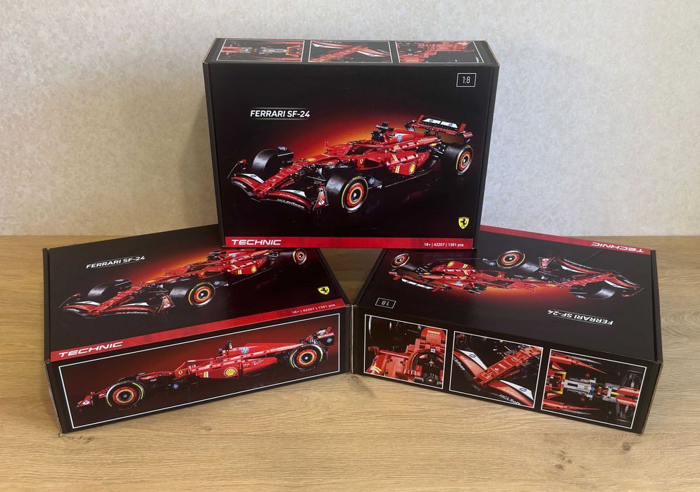 ‼️В КОРОБЦІ‼️Конструктор Ferrari SF-24 Formula 1,  LEGO Technic 42207