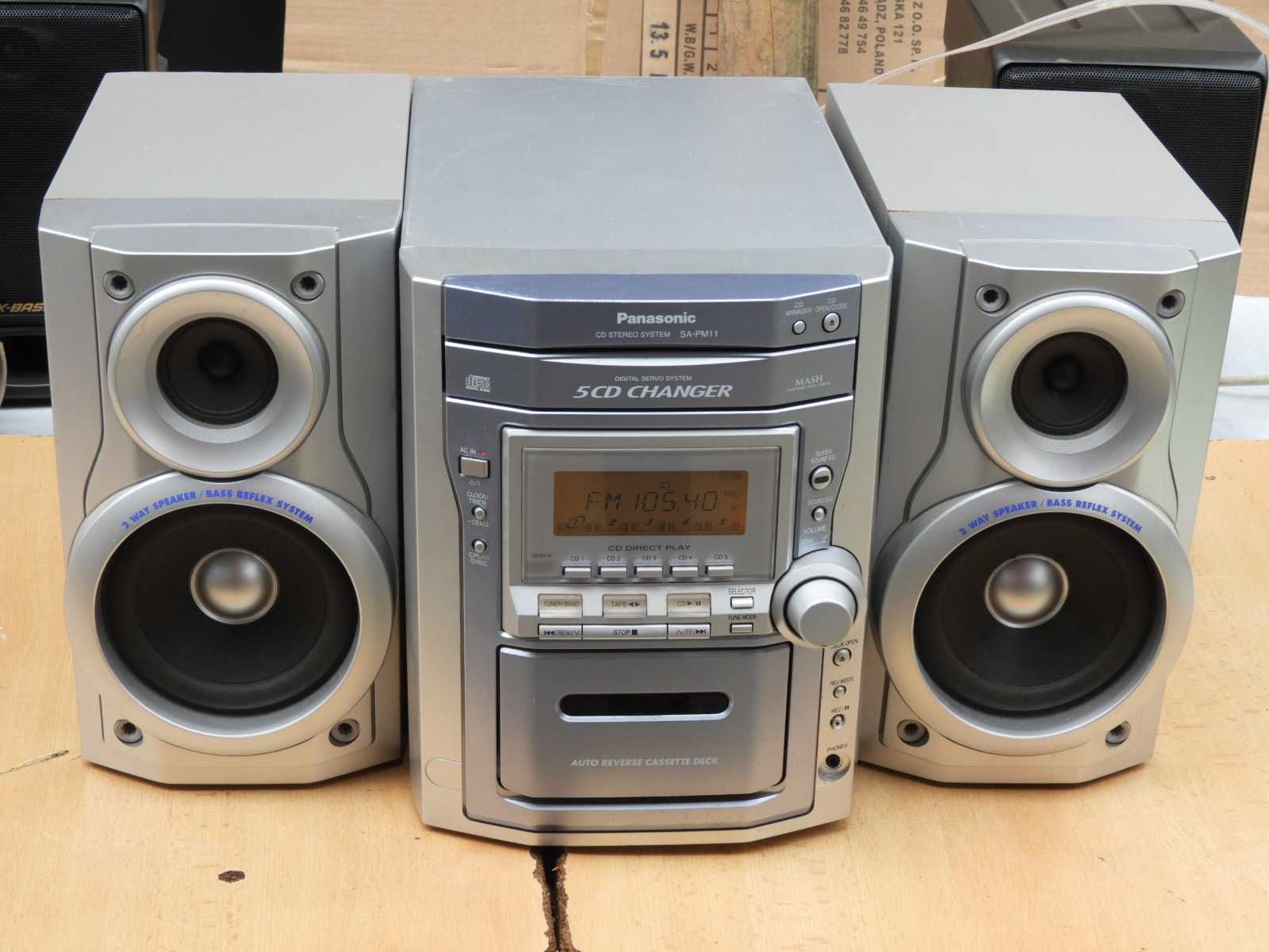 Radio cd wzmacniacz aux Panasonic SA - PM11