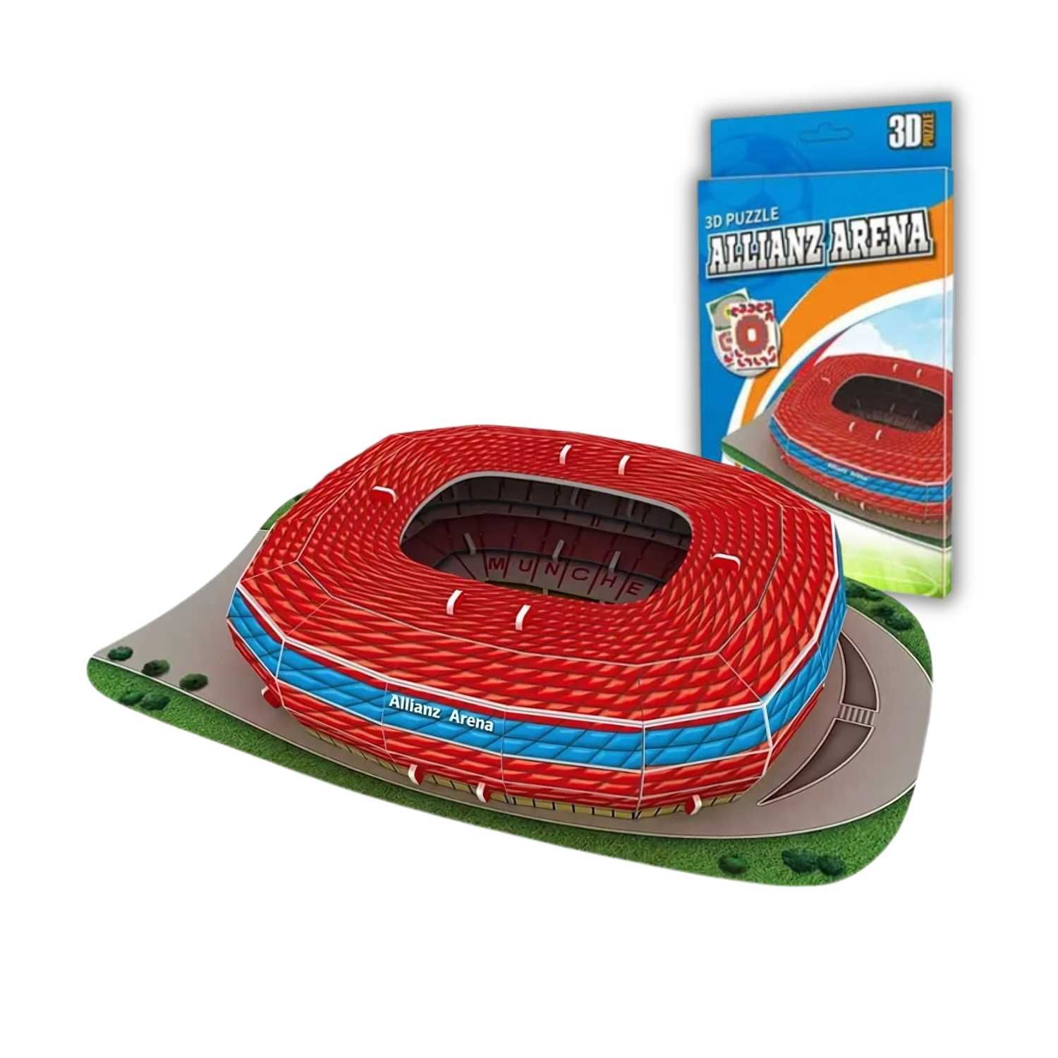 Stadion piłkarski - Bayern Monachium - Allianz Arena - Puzzle 3D