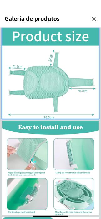 Rede de banheira recém-nascido