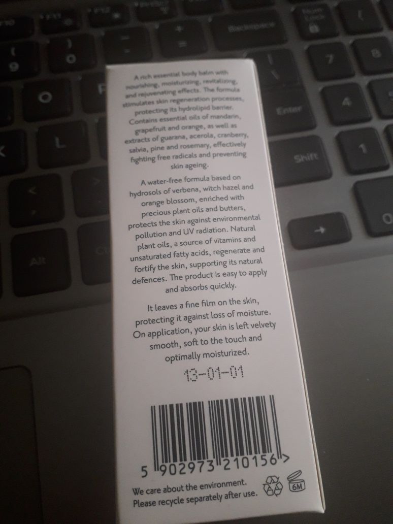 D'ALCHEMY Essential body balm NK13 Esencjonalny balsam do ciała 15 ml
