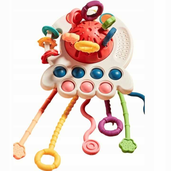 Zabawka Sensoryczna Gryzak Montessori Niemowląt