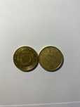 Moedas de 0,50 cêntimos