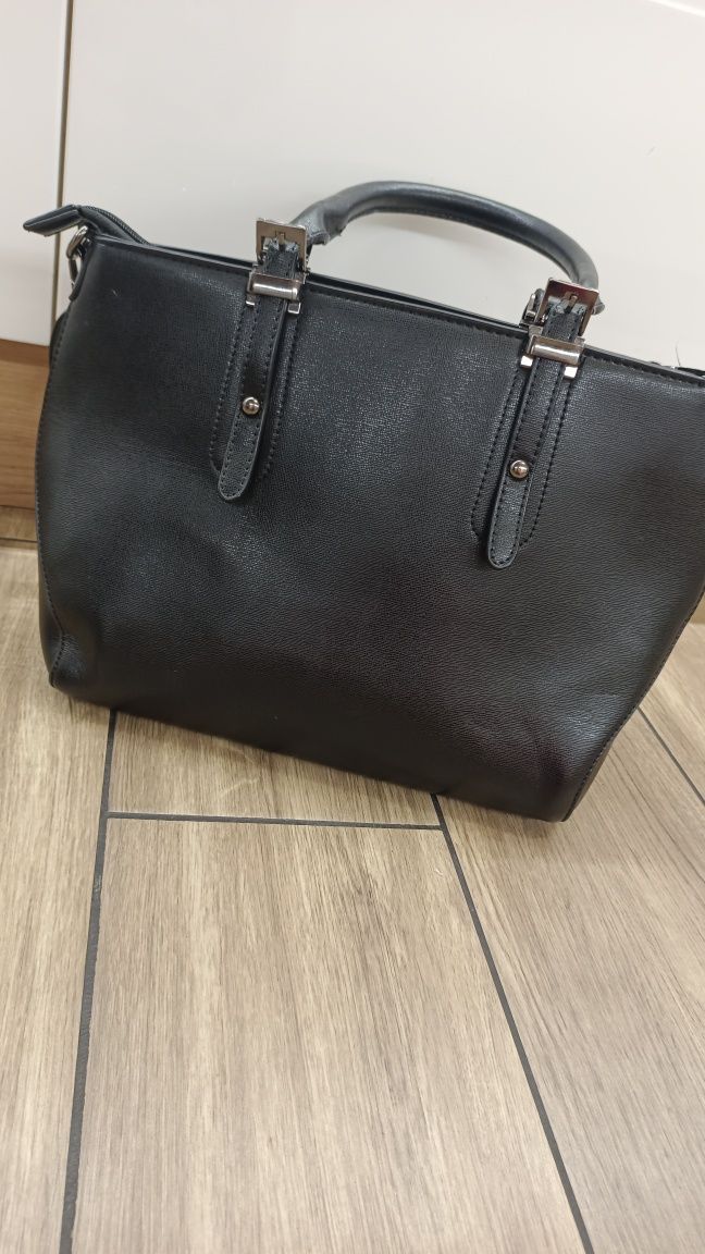 Torebka torba shopper czarna