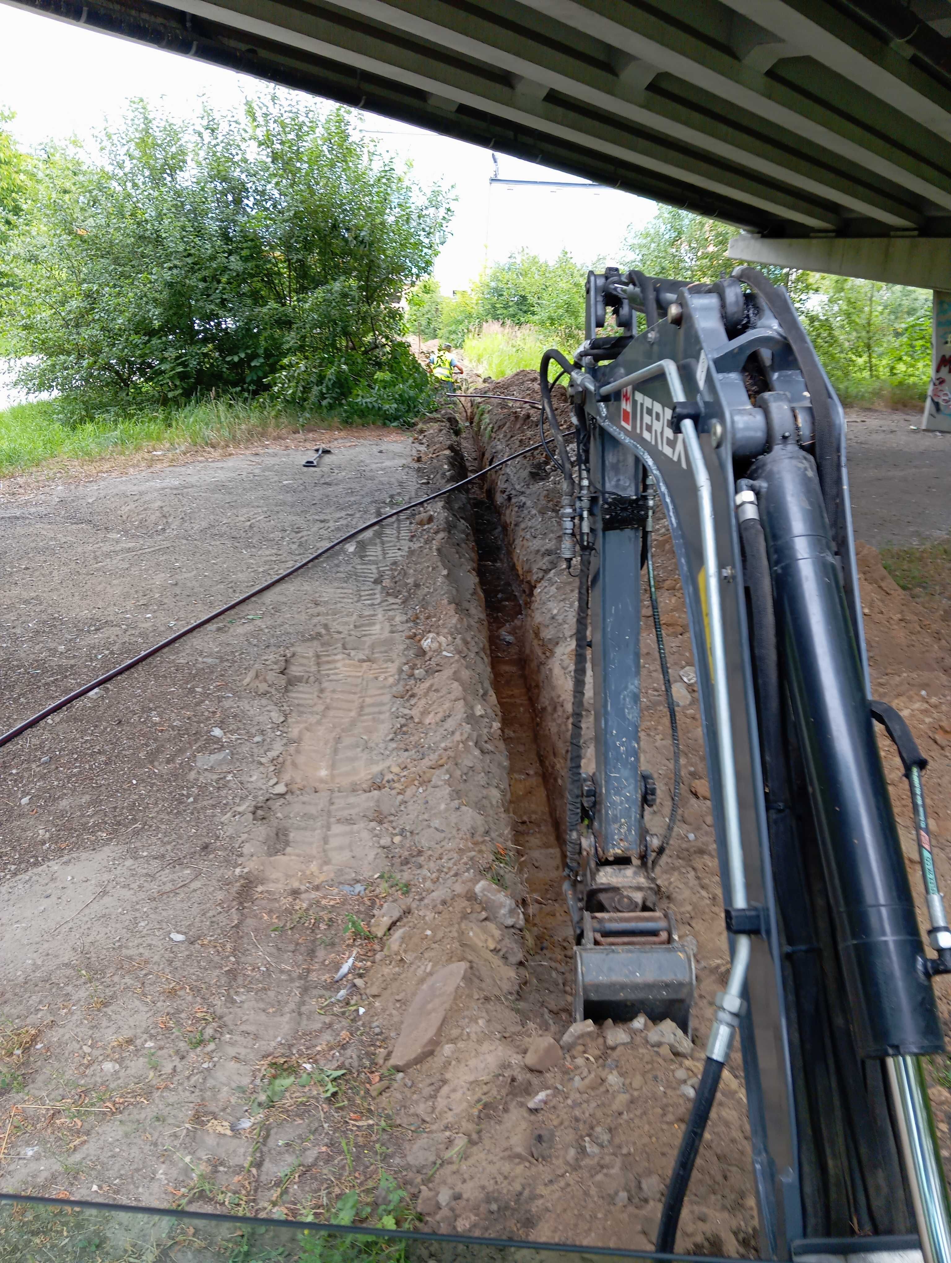 Usługi minikoparką 2,5t transport wywrotką 3,5t Kielce i okolice