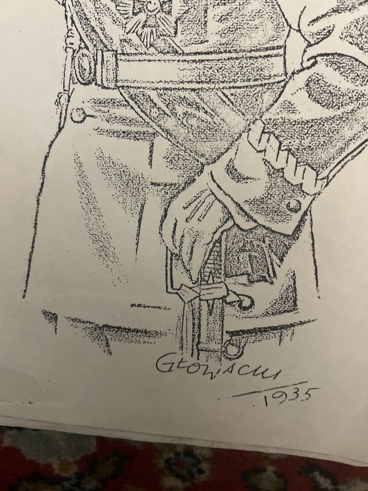 jozef pilsudski marszalek glowacki 1935 plakat