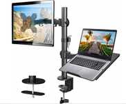 HUANUO ramię monitora 13-27 cali  z tacą na laptopa 15,6