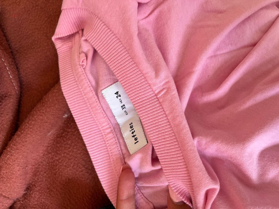 Top cor de rosa de senhora XS