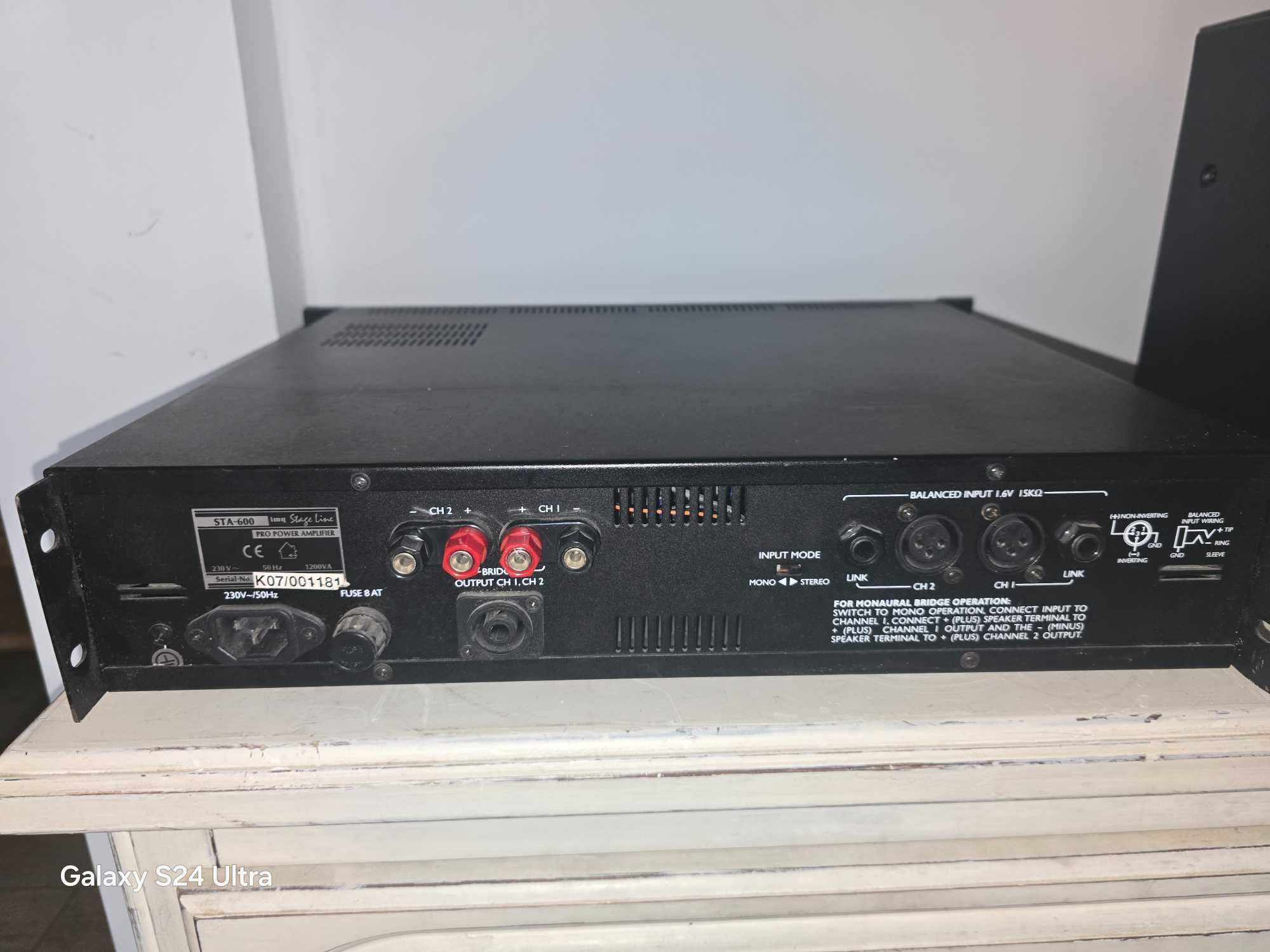Estradowa końcówka mocy STAGELINE STA-600