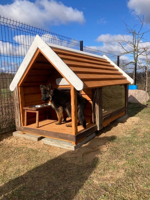 Buda dla psa z tarasem i oknem 180kg wysyłka cała PL