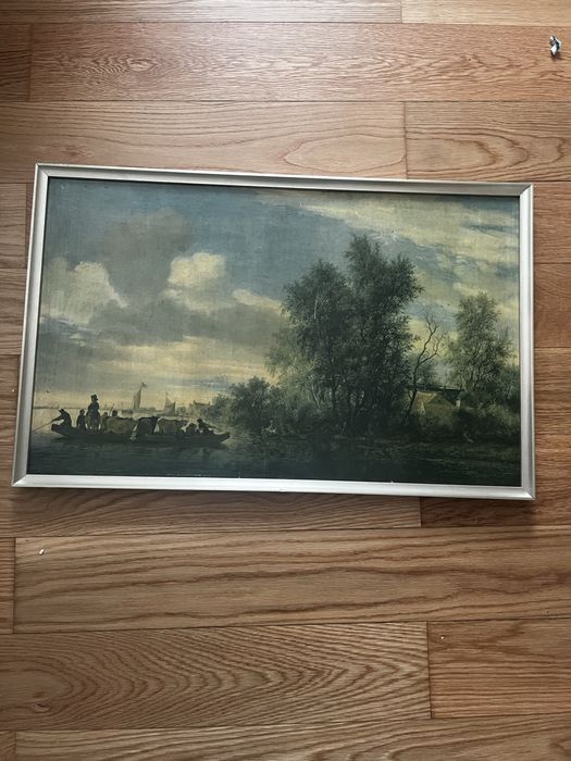 Quadro antigo emoldurado