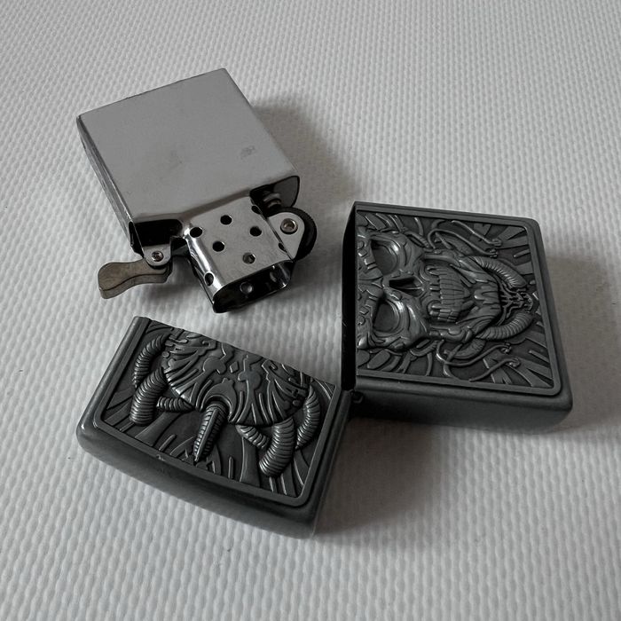 Бензиновая зажигалка Kantai mc02 форма Zippo + бензин + коробка
