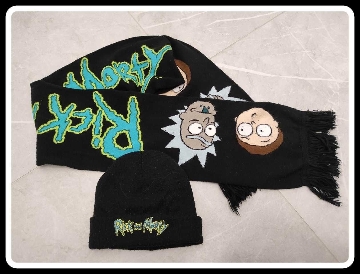 Rick and Morty zimowy komplet: czapka + szalik