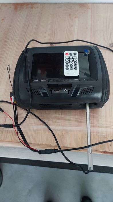 Encosto de cabeça com lcd