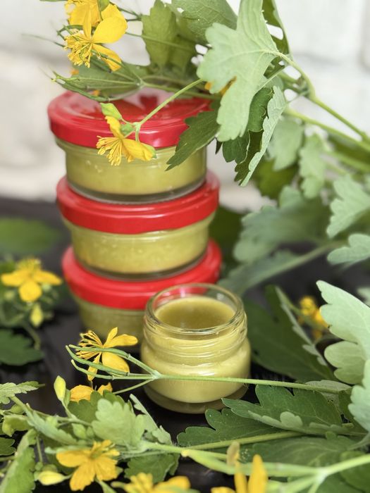 Maść jaskółcze ziele - glistnik 3 sztuki