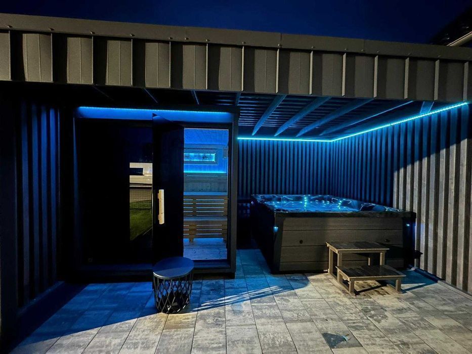 Sauna Ogrodowa Premium 200x200x245 – Lunar Garden – Luksus w ogrodzie