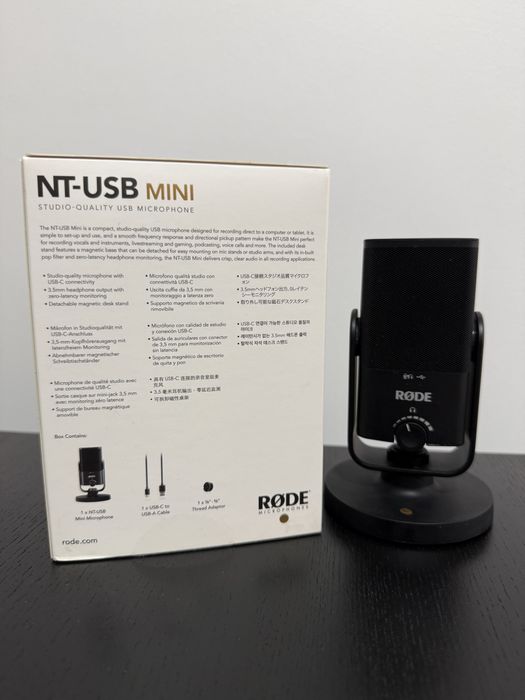 Microfone USB-C Rode NT-USB Mini