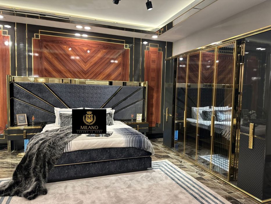 Ekskluzywna kryształowa sypialnia