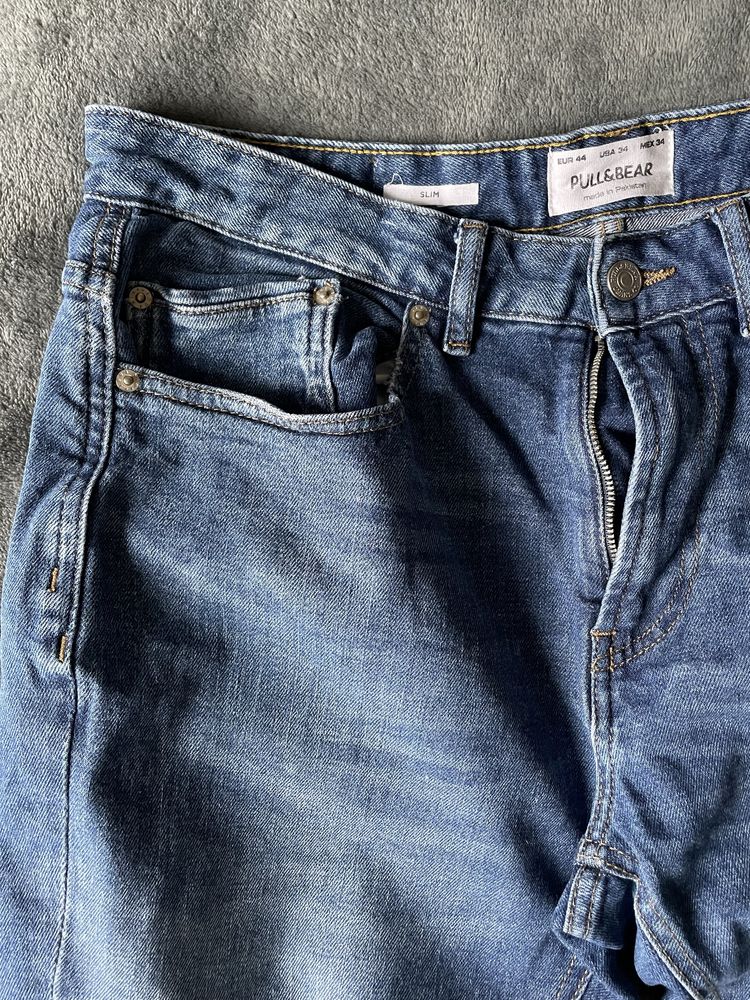 Spodnie jeansowe slim comfort Pull&Bear