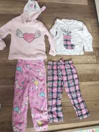 Komplet - dwie piżamki dla dziewczynki 98/104