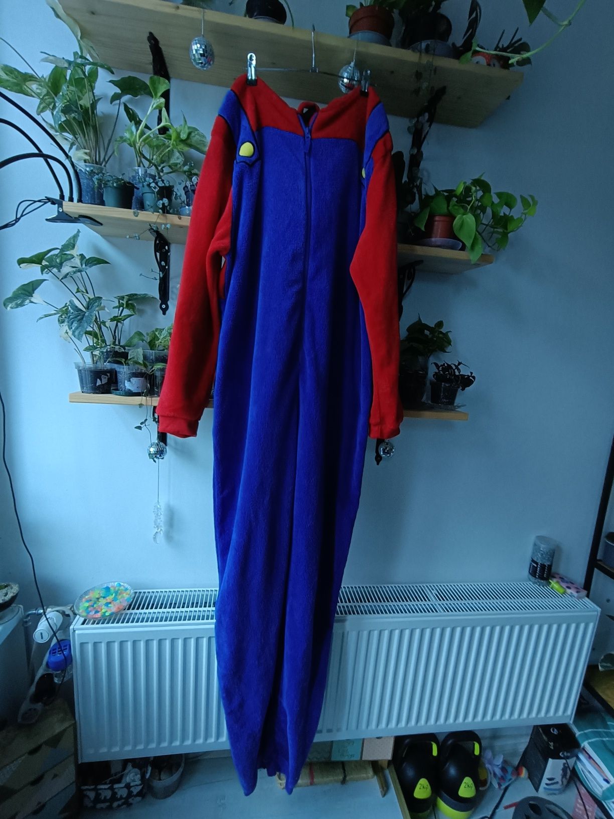 Strój karnawałowy, przebranie halloween, kostium super Mario xl/xxl