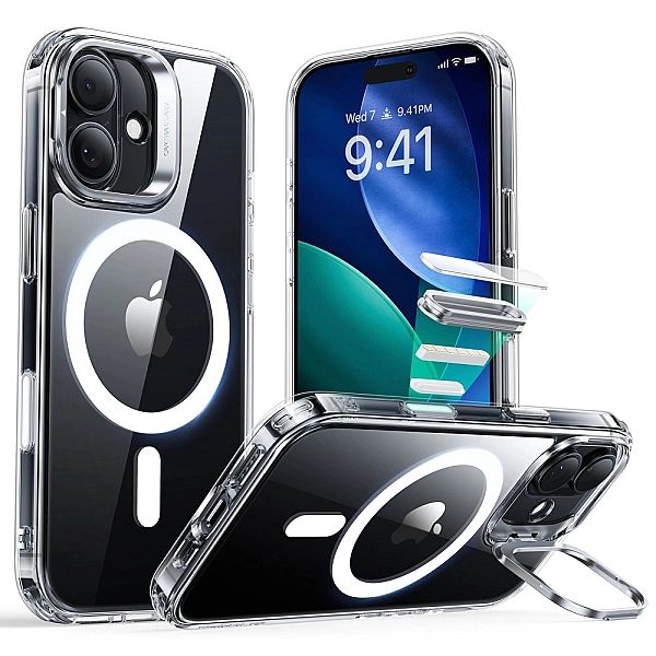 Esr Classic Hybrid Kickstand Magsafe Iphone 17 Clear