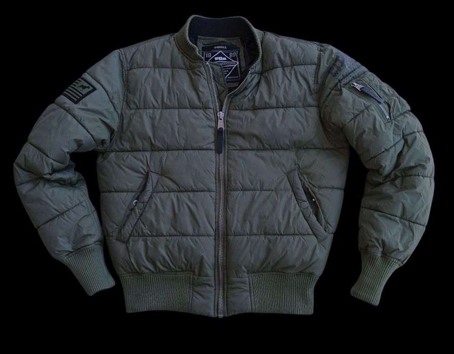 Pitbull oryginalna kurtka bomberka khaki rozmiar S, M