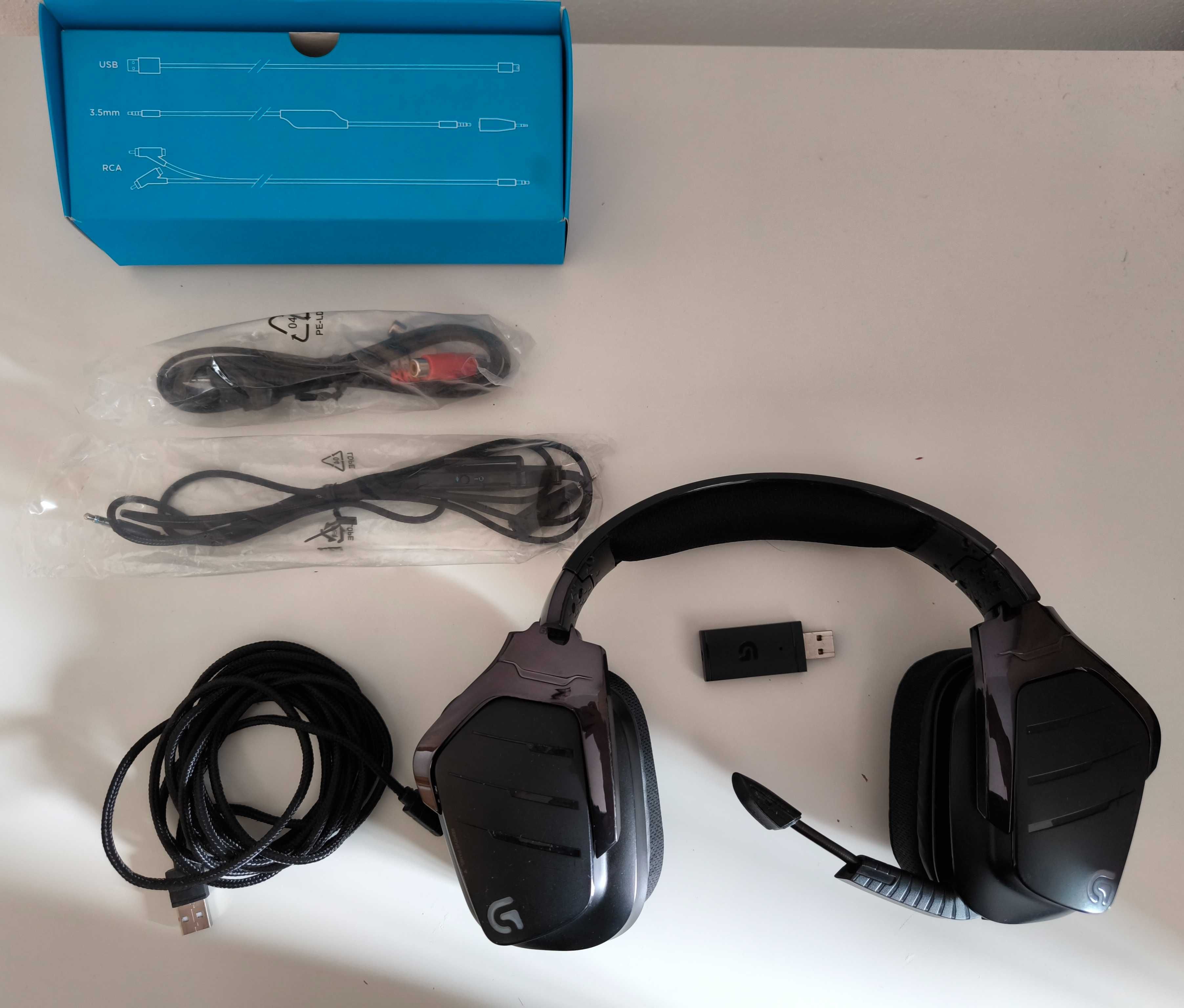 Headset Logitech G933 7.1 Wireless Spectrum RGB Auscultadores Gaming