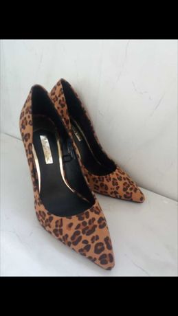 женские леопардовые туфли-лодочки