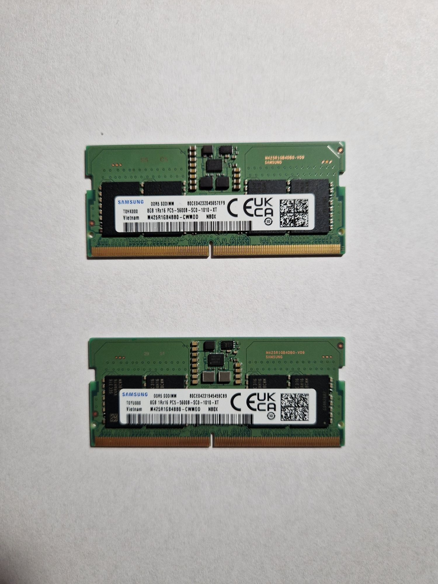 Pamięć RAM Samsung 2x8GB DDR5 Laptop
