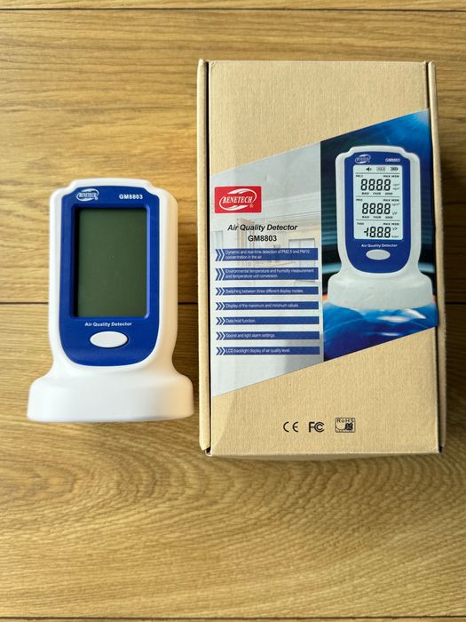 Miernik jakości powietrza czujnik detektor smogu Benetech GM8803