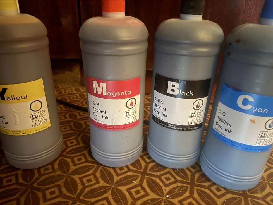 краска для принтера epson L серии, 1x4 л