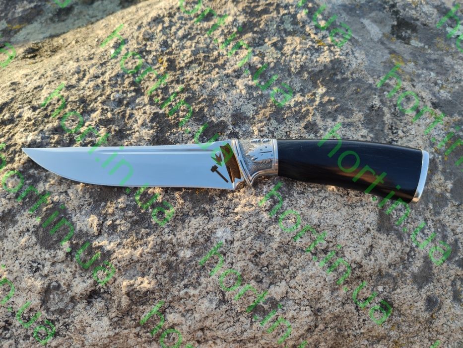 Нож охотничий ручной работы "Крук" сталь Böhler N690 ніж мисливський