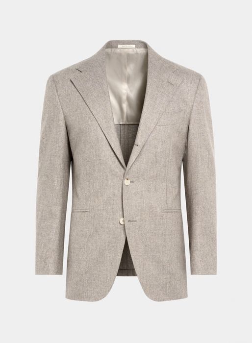 Suitsupply чоловічий піджак блейзер вовна коричневий бежевий L 52