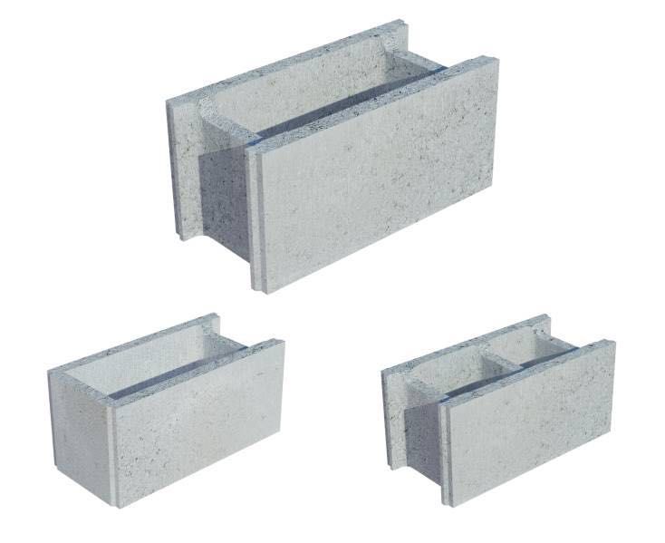 Pustak betonowy szalunkowy zalewowy 24x24x50