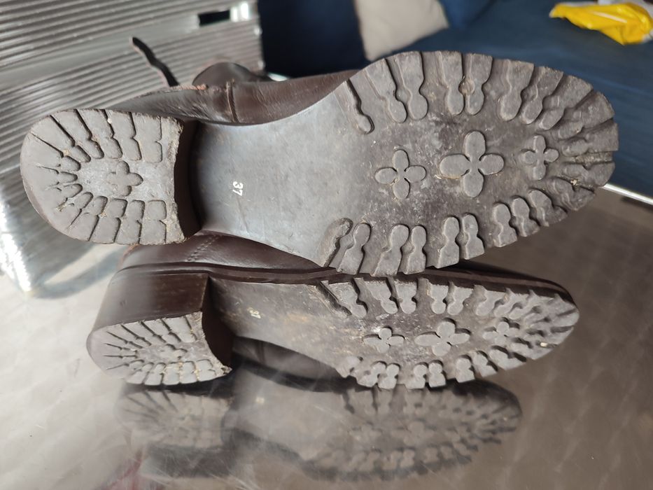 Botas altas de pele Hera