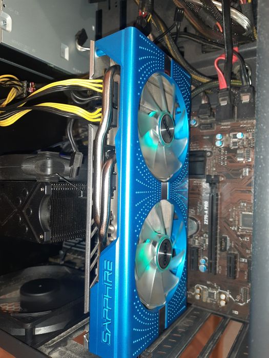 Видеокарта Sapphire RX 580 Nitro + Special Edition 8gb как Новая