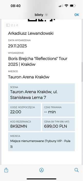 Bilet VIP na koncert, Boris Brejcha “Reflections” 29.11.25r - Kraków