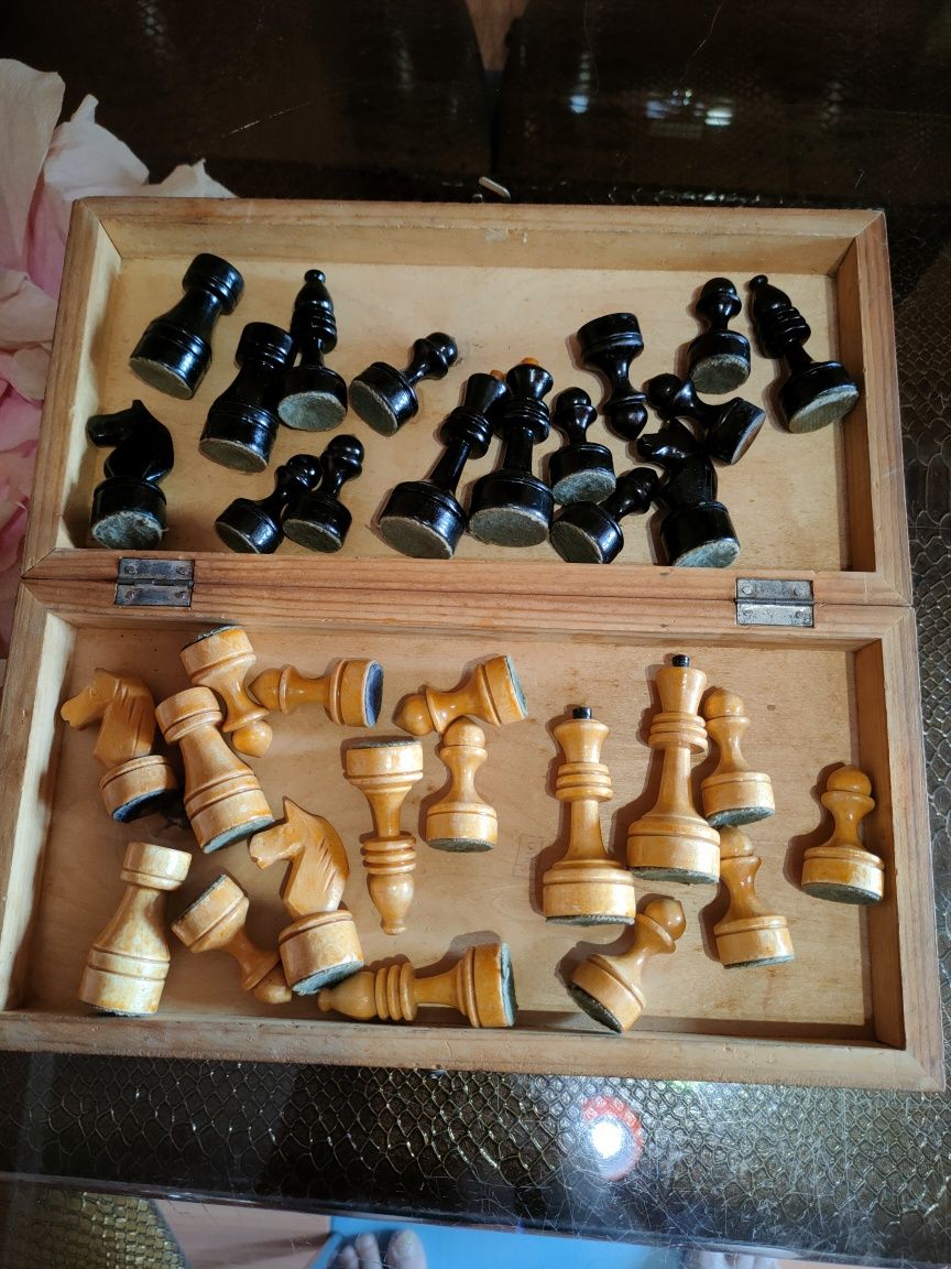 Развивающая игра шахматы Халтурина деревянные 32х32 см.
