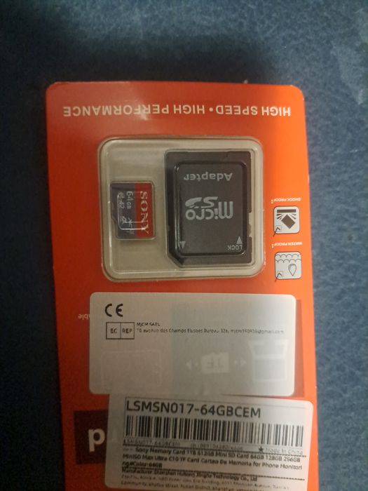 Karta pamięci MicroSD 64 GB Sony
