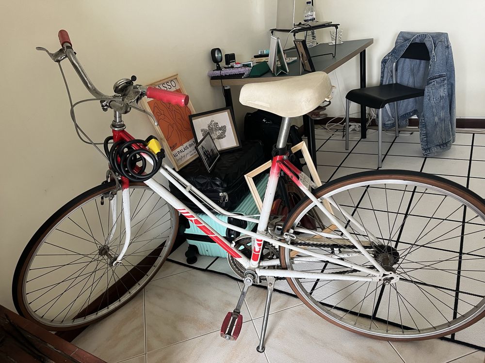 Bicicleta retrô feminina